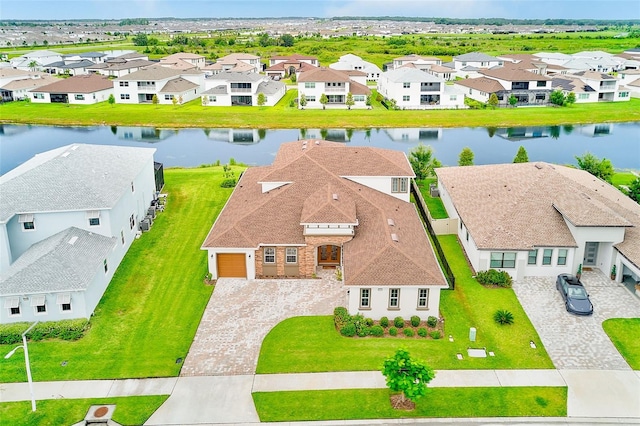 8717 Sanders Tree Loop, Wesley Chapel, FL 33545 - aerial view of residential area featuring a nearby body of water