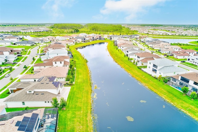 8717 Sanders Tree Loop, Wesley Chapel, FL 33545 - aerial view of residential area with a nearby body of water