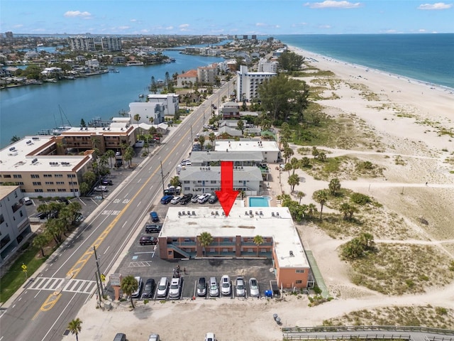 10280 Gulf Blvd Unit 12, Treasure Island, FL 33706 - drone / aerial view of a nearby body of water