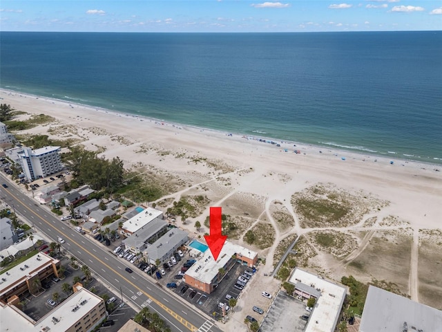 10280 Gulf Blvd Unit 12, Treasure Island, FL 33706 - drone / aerial view of expansive coastline