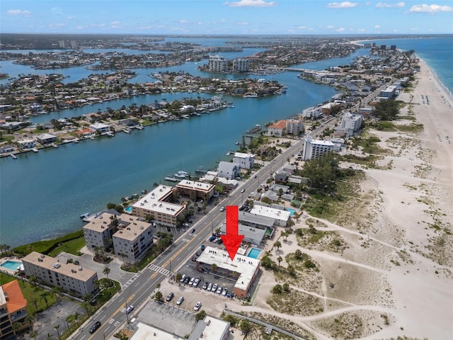 10280 Gulf Blvd Unit 12, Treasure Island, FL 33706 - bird's eye view of a large body of water