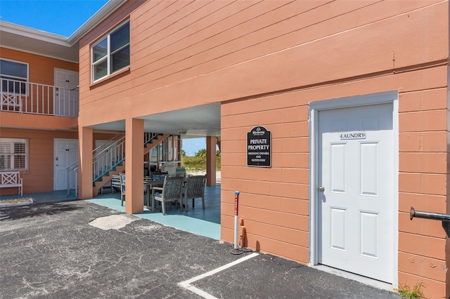 10280 Gulf Blvd Unit 12, Treasure Island, FL 33706 - property entrance featuring a patio