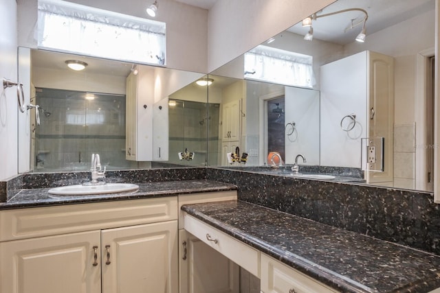 2421 Eagle Chase Dr, Palm Harbor, FL 34683 - full bathroom featuring a shower stall and vanity