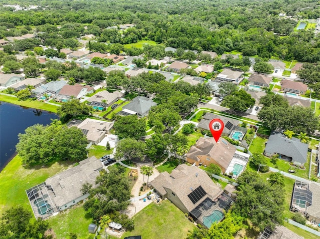 12305 Freesia Ct, Riverview, FL 33569 - aerial view of property and surrounding area with nearby suburban area