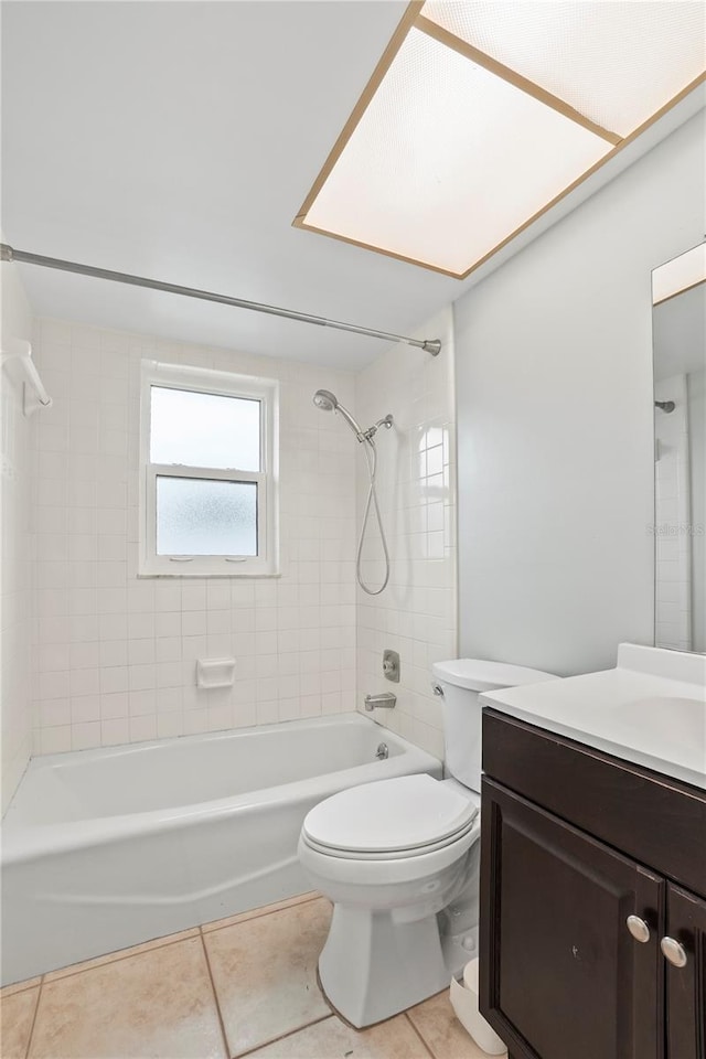 7108 14th Ave NW, Bradenton, FL 34209 - full bathroom featuring vanity, tile patterned flooring, and shower / washtub combination