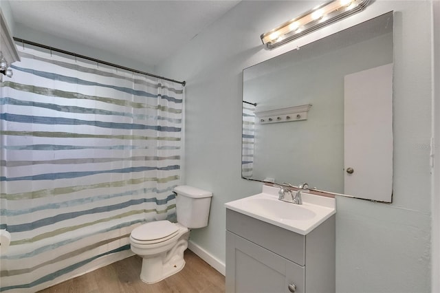 1049 Apollo Beach Blvd Unit D, Apollo Beach, FL 33572 - bathroom with wood finished floors, vanity, and curtained shower