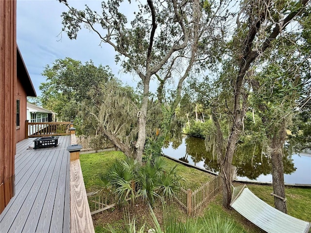 9501 Alice Ln, Riverview, FL 33578 - view of wooden deck