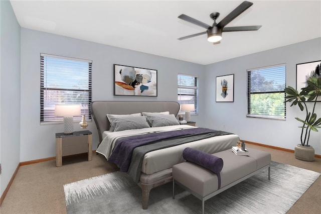 9501 Alice Ln, Riverview, FL 33578 - bedroom featuring carpet and ceiling fan