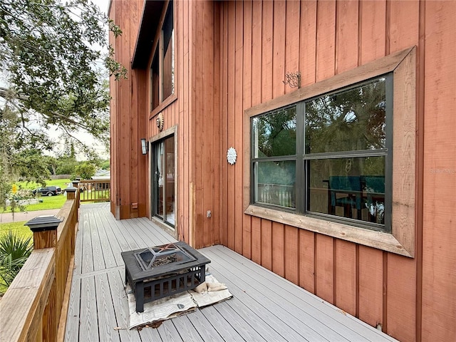 9501 Alice Ln, Riverview, FL 33578 - view of wooden terrace