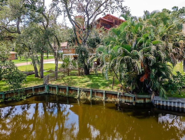 9501 Alice Ln, Riverview, FL 33578 - view of community featuring a water view