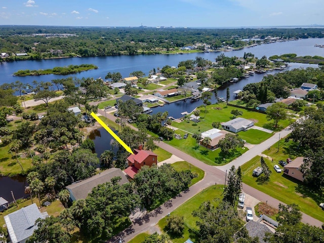 9501 Alice Ln, Riverview, FL 33578 - aerial view of residential area with a large body of water