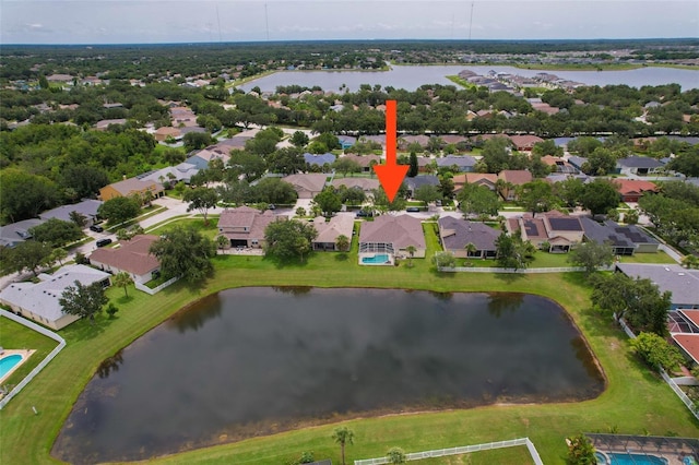 11810 Holly Creek Dr, Riverview, FL 33569 - view of property location with a large body of water and nearby suburban area
