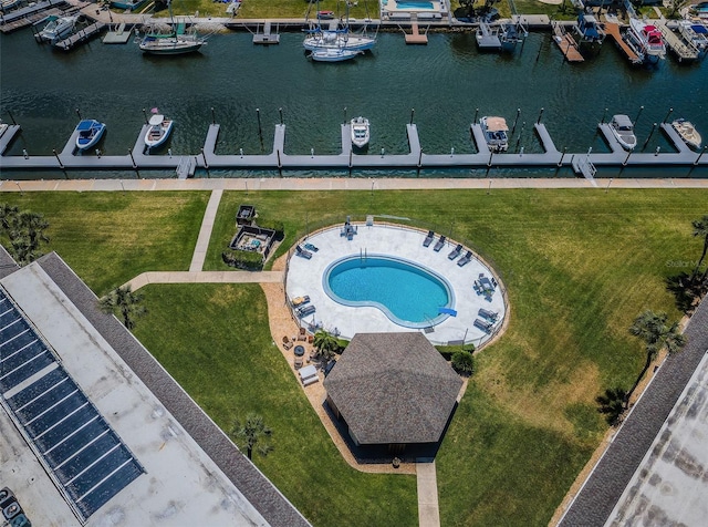 5157 Silent Loop Unit 301, New Port Richey, FL 34652 - aerial view of a nearby body of water