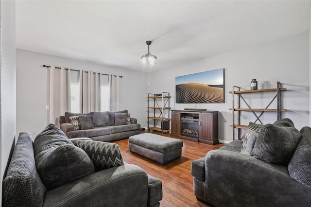 1811 Palm Warbler Ln, Ruskin, FL 33570 - living area featuring wood finished floors