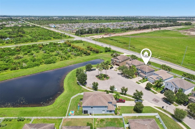 1811 Palm Warbler Ln, Ruskin, FL 33570 - aerial view of residential area with a nearby body of water