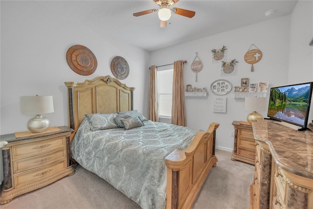 289 Siesta Vista Ct, Davenport, FL 33896 - bedroom featuring light colored carpet and ceiling fan