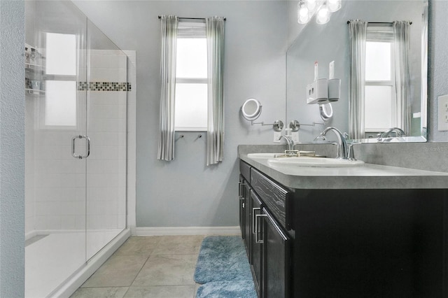 356 Irving Bend Dr, Groveland, FL 34736 - full bathroom with a stall shower and double vanity