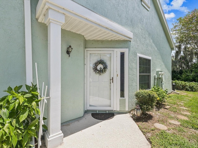 4220 Revere Cir, New Port Richey, FL 34653 - entrance to property featuring stucco siding