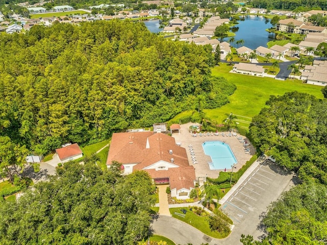 4220 Revere Cir, New Port Richey, FL 34653 - aerial view of a large body of water and a pool area