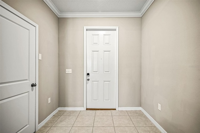 31945 Blue Passing Loop, Wesley Chapel, FL 33545 - foyer entrance with light tile patterned floors and ornamental molding