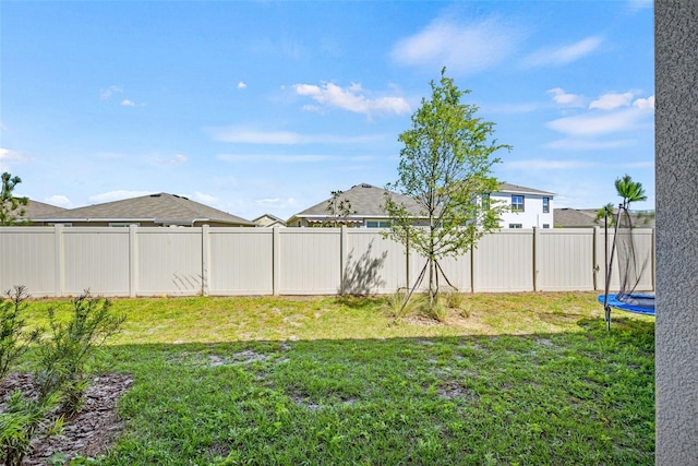 31945 Blue Passing Loop, Wesley Chapel, FL 33545 - fenced backyard with a trampoline