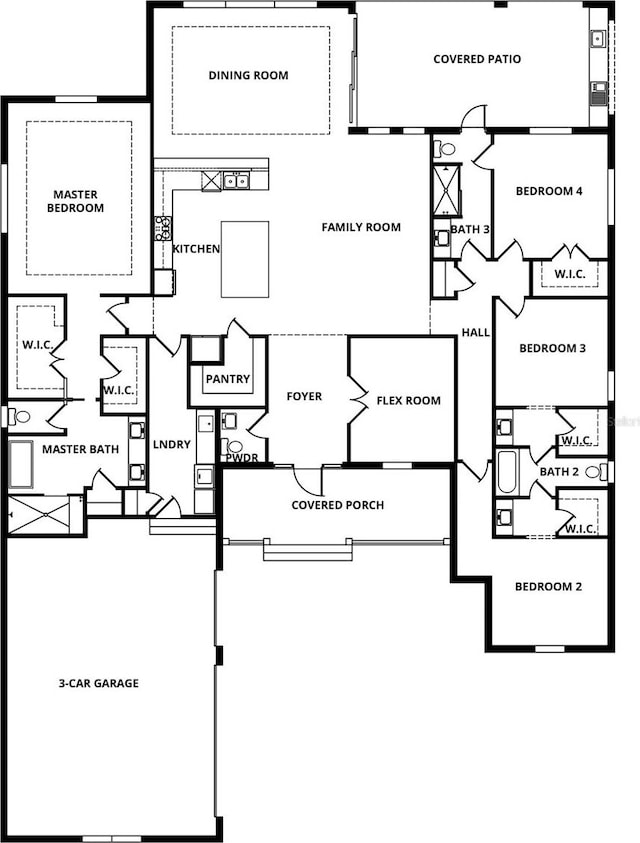 4800 Hickory Oak Dr, Brooksville, FL 34601 - view of property floor plan