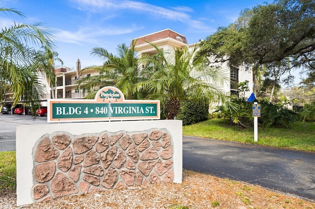 840 Virginia St Unit 301, Dunedin, FL 34698 - view of community / neighborhood sign