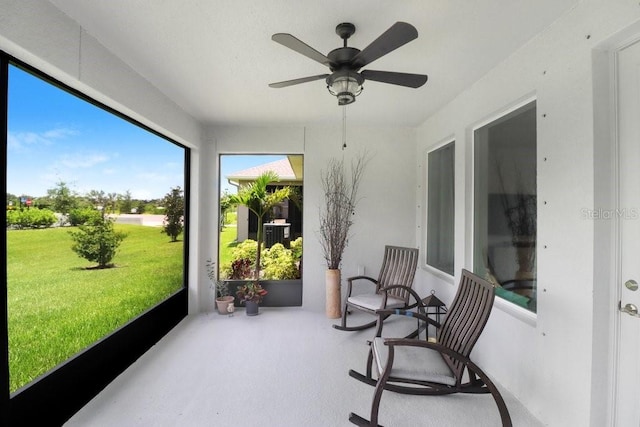 11809 Catawba Cv, Parrish, FL 34219 - sunroom featuring carpet flooring