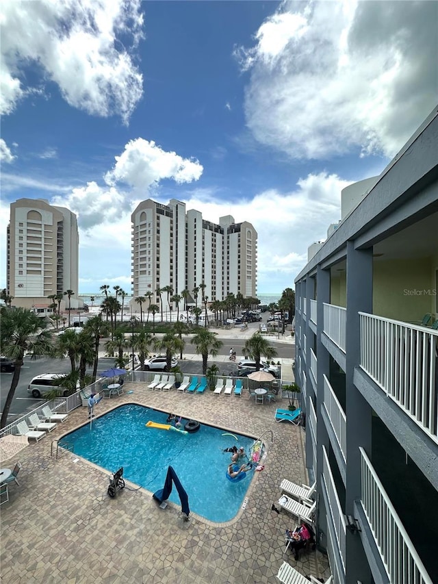 445 S Gulfview Blvd Unit 421, Clearwater Beach, FL 33767 - community pool with a patio