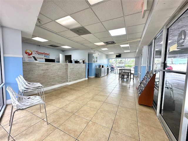 445 S Gulfview Blvd Unit 421, Clearwater Beach, FL 33767 - welcome area featuring a paneled ceiling