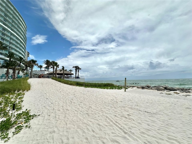 445 S Gulfview Blvd Unit 421, Clearwater Beach, FL 33767 - view of property's community with view of water and beach