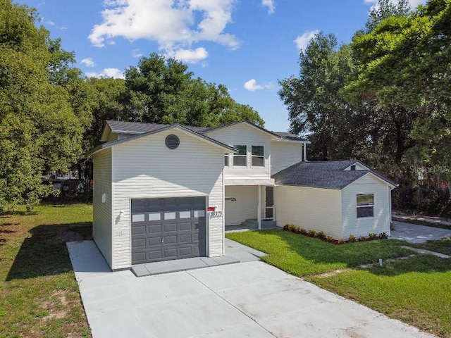 38323 11th Ave, Zephyrhills, FL 33542 - traditional home with concrete driveway and a front lawn