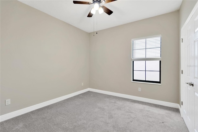 12828 Satin Lily Dr, Riverview, FL 33579 - spare room featuring carpet floors and a ceiling fan