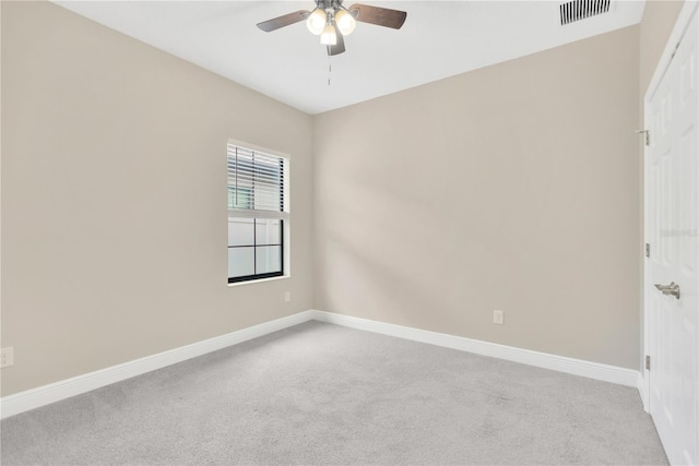 12828 Satin Lily Dr, Riverview, FL 33579 - carpeted spare room with ceiling fan and baseboards