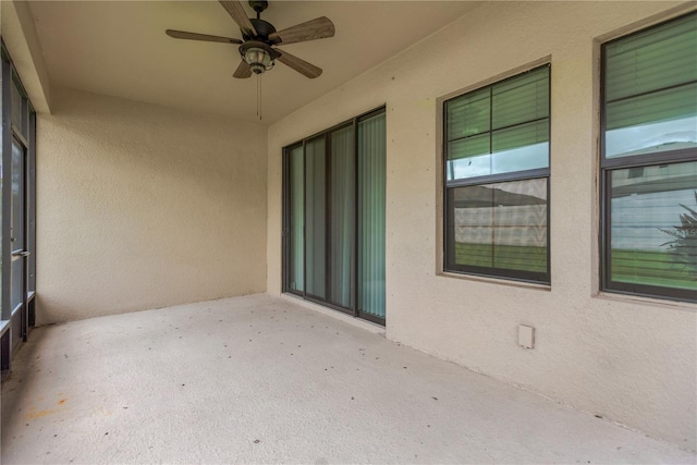 12828 Satin Lily Dr, Riverview, FL 33579 - view of patio with a ceiling fan