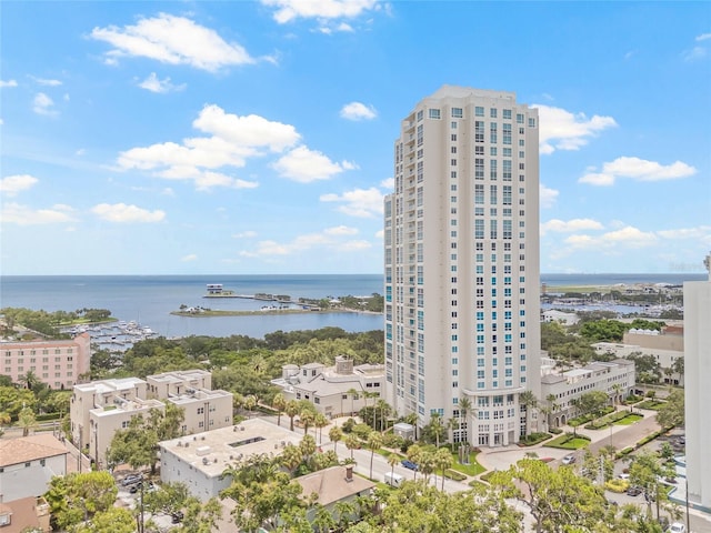 400 Beach Dr NE Unit 2301, Saint Petersburg, FL 33701 - water view with nearby urban area