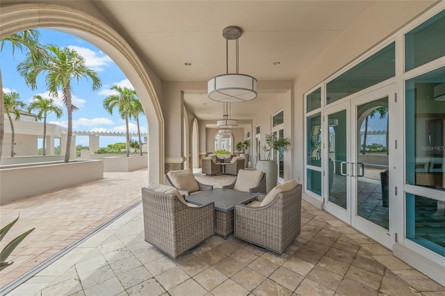 400 Beach Dr NE Unit 2301, Saint Petersburg, FL 33701 - view of patio / terrace featuring outdoor dining area