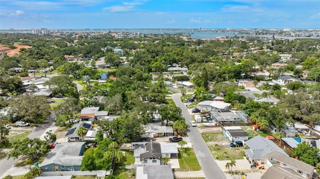 960 65th St S, Saint Petersburg, FL 33707 - aerial perspective of suburban area featuring a large body of water