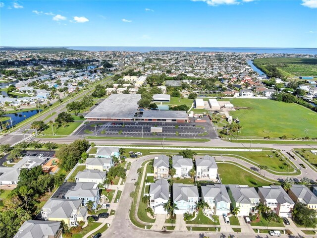 6545 Simone Shores Cir, Apollo Beach, FL 33572 - aerial view of residential area featuring a nearby body of water