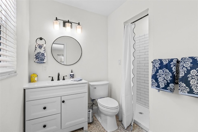 7950 Causeway Blvd N, Saint Petersburg, FL 33707 - full bath featuring speckled floor, vanity, and a tile shower