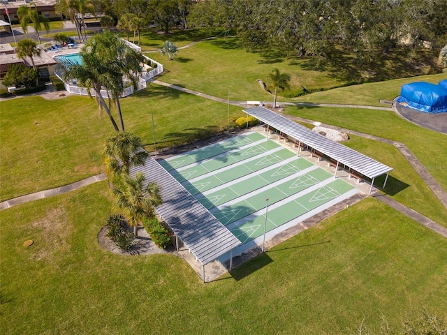 1701 Pinehurst Rd Unit 18D, Dunedin, FL 34698 - aerial view of a pool area
