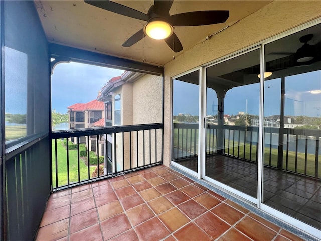 2400 Feather Sound Dr Unit 935, Clearwater, FL 33762 - balcony with a ceiling fan