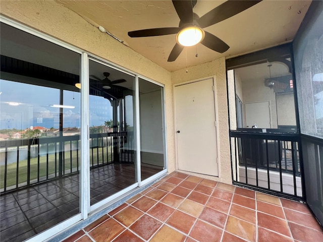 2400 Feather Sound Dr Unit 935, Clearwater, FL 33762 - balcony featuring a ceiling fan
