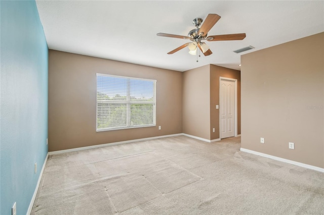 10343 Avelar Ridge Dr, Riverview, FL 33578 - carpeted empty room with ceiling fan and baseboards