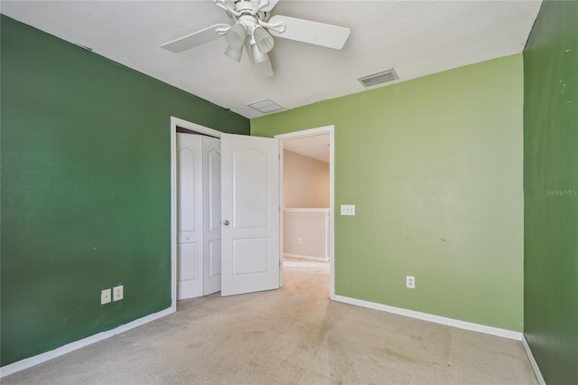 10343 Avelar Ridge Dr, Riverview, FL 33578 - unfurnished bedroom featuring carpet flooring, a closet, and ceiling fan