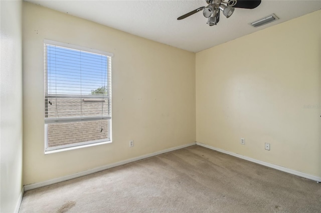 10343 Avelar Ridge Dr, Riverview, FL 33578 - carpeted empty room featuring ceiling fan and baseboards