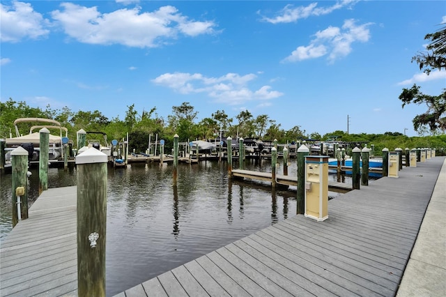 5642 Simonton St, Bradenton, FL 34203 - dock area featuring a water view