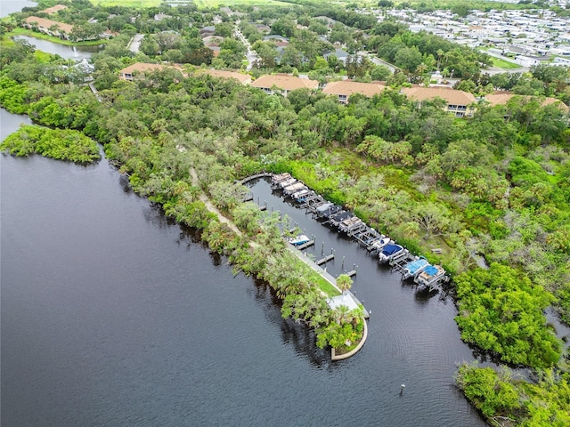 5642 Simonton St, Bradenton, FL 34203 - aerial perspective of suburban area with a large body of water