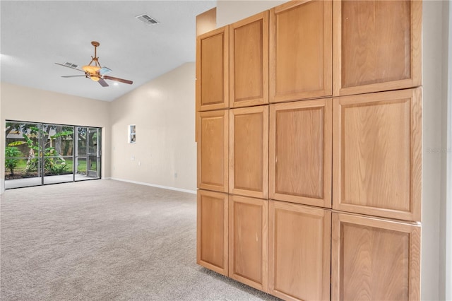 8470 Cranes Roost Dr, New Port Richey, FL 34654 - empty room with a ceiling fan and light carpet