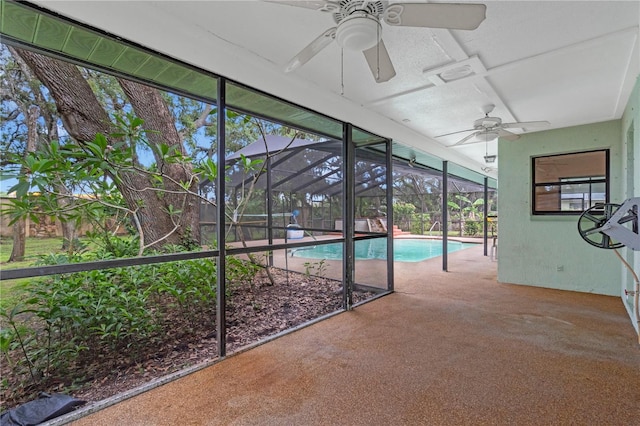 8470 Cranes Roost Dr, New Port Richey, FL 34654 - view of pool with a ceiling fan
